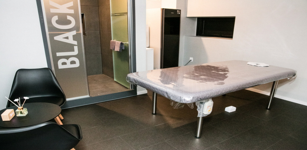 주변 스웨디시 추천 매장 뉴블랙의 전체적인 인테리어 모습