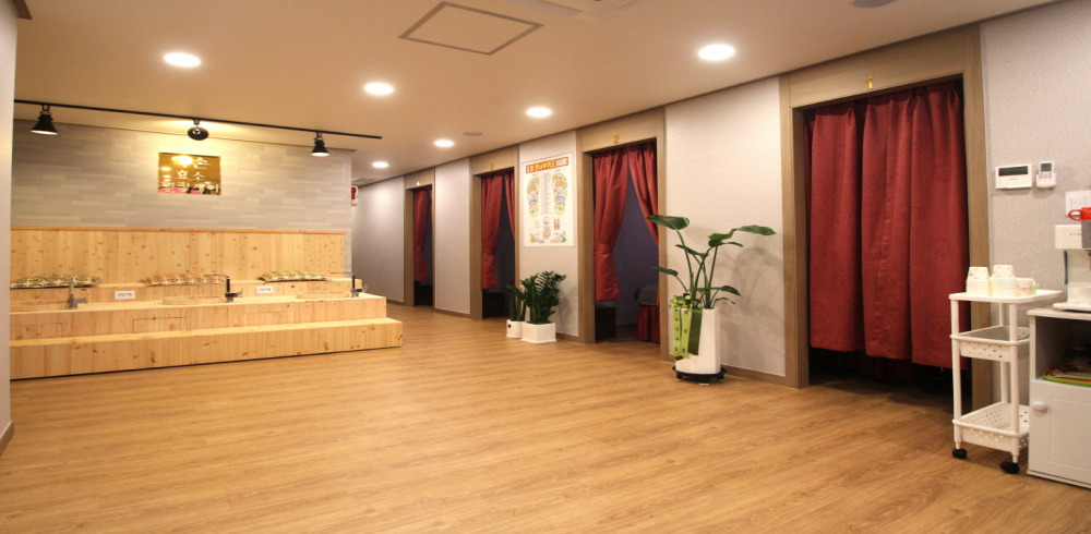 상왕십리역,행당역,왕십리역,마장역,한양대역 주변 중국마사지 추천 매장 힐링아로마의 전체적인 인테리어 모습