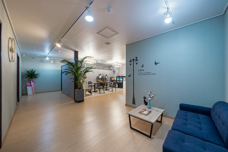 구암역,유성온천역 주변 한국마사지 추천 매장 호텔스파의 전체적인 인테리어 모습