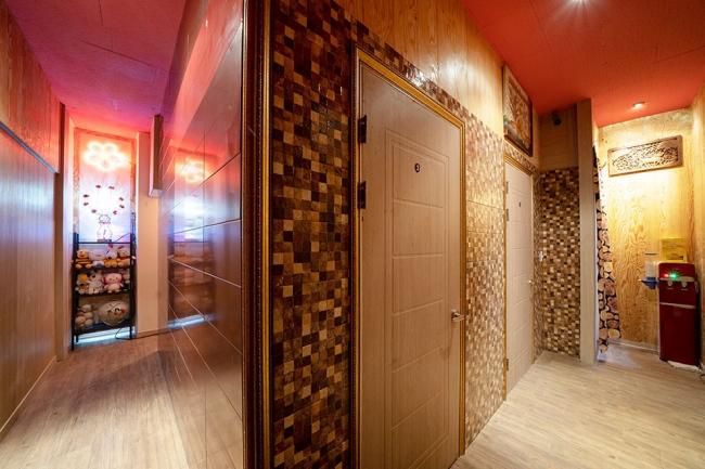 사당동 태국관리사 마사지샵 하이테라피의 쾌적한 관리실 내부 모습