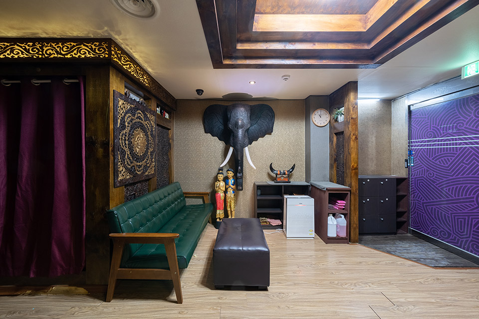 공릉동 스웨디시 전문 휴아로마&스웨디시의 깔끔하고 정돈된 내부 전경