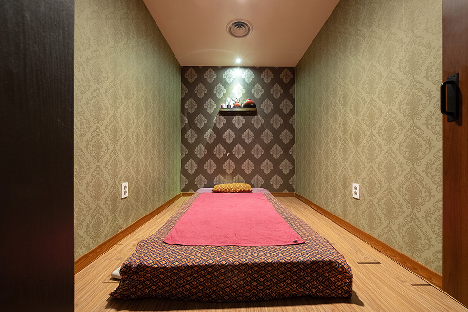 공릉동 태국관리사 마사지샵 휴아로마&스웨디시의 쾌적한 관리실 내부 모습