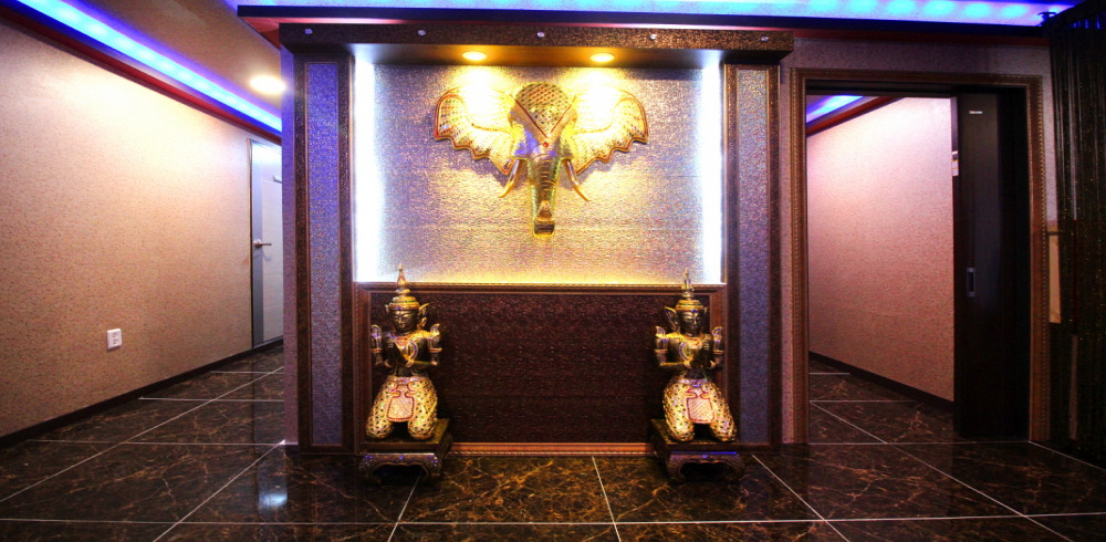 태국마사지 서비스가 제공되는 광명동 킹타이테라피 매장 내부 사진