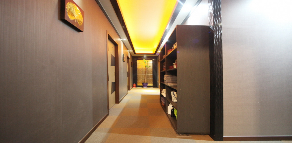 민락동 한국관리사 마사지샵 청스킨&바디의 쾌적한 관리실 내부 모습