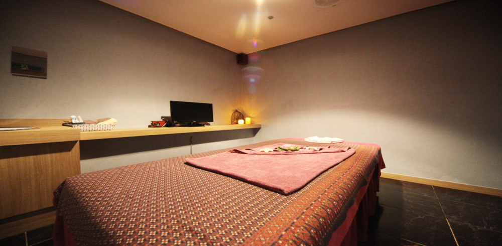 태국마사지 서비스가 제공되는 금오동 시크릿아로마 매장 내부 사진