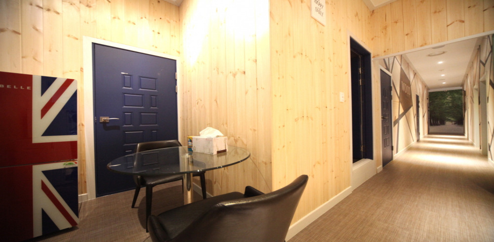 월산리 태국관리사 마사지샵 해피테라피의 쾌적한 관리실 내부 모습