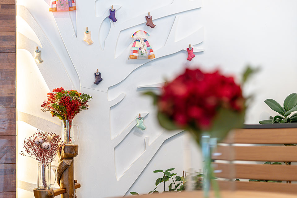 불당동 한국관리사, 태국관리사 마사지샵 휴스파&타이의 쾌적한 관리실 내부 모습