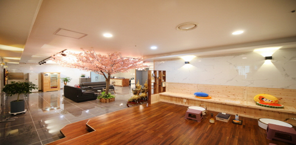 노대동 인근 태국관리사 마사지 전문 씨유타이의 아늑한 내부 시설 안내