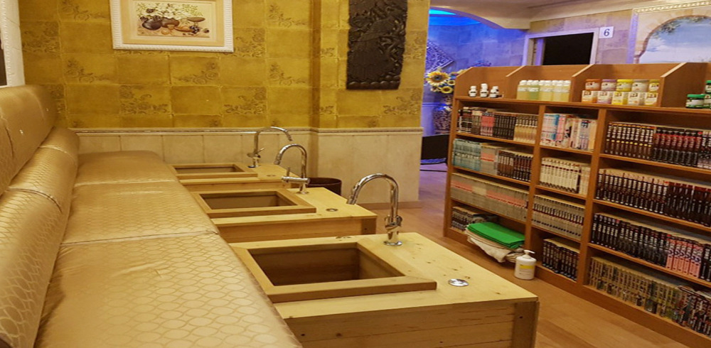 수송동 태국관리사 마사지샵 더노블의 쾌적한 관리실 내부 모습