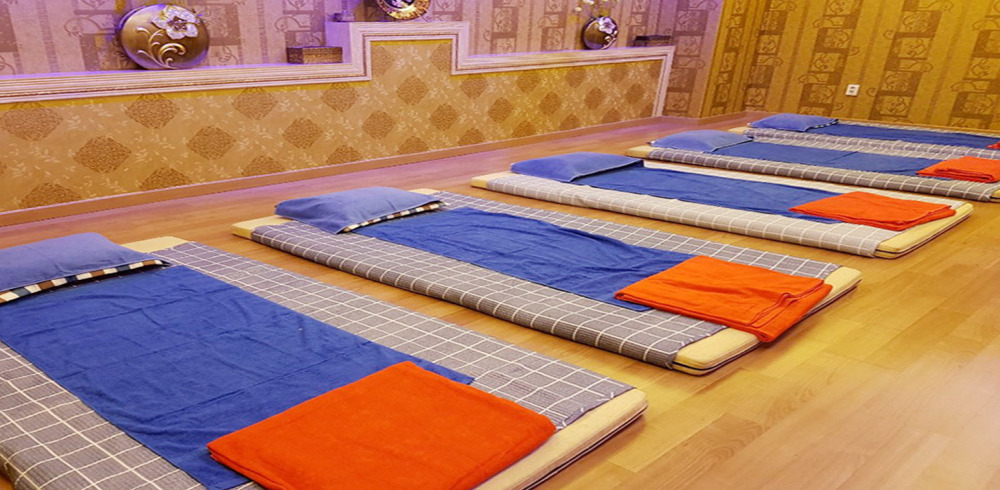 수송동 태국관리사 마사지샵 더노블의 쾌적한 관리실 내부 모습