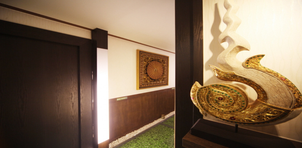 주변 태국마사지 추천 매장 사왓디테라피의 전체적인 인테리어 모습