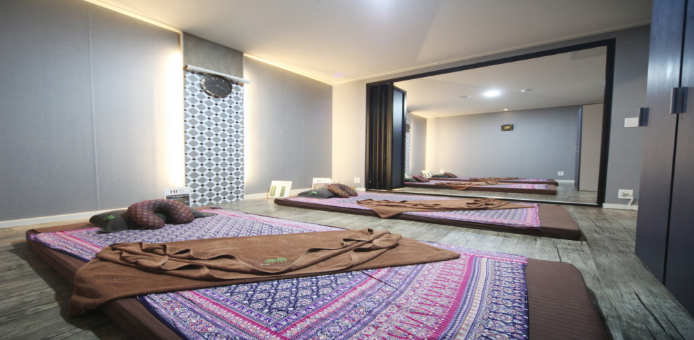 오남리 태국마사지 전문 하이타이의 깔끔하고 정돈된 내부 전경