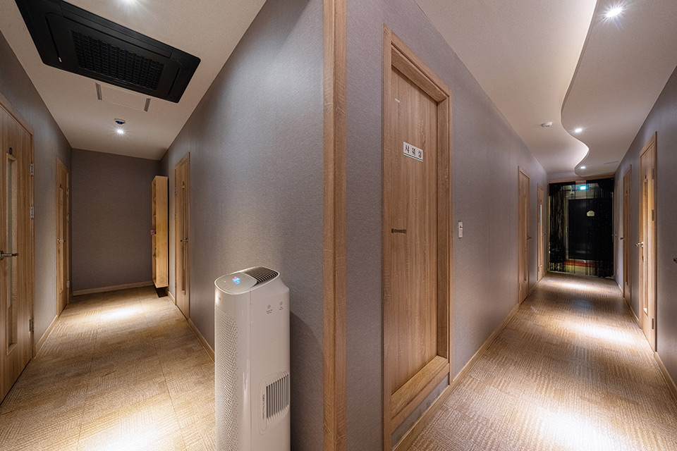 동삭동에 위치한 아로마, 건식/스포츠 서비스 가능 THE청담 시설