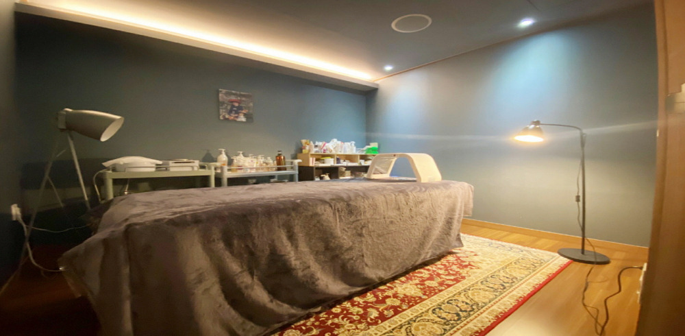 외도일동 태국관리사 마사지샵 더프라나롬 의 쾌적한 관리실 내부 모습