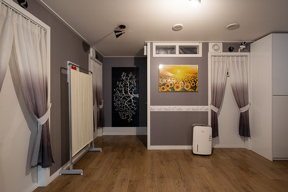 대치동 한국마사지 전문 편한몸테라피의 아늑하고 프라이빗한 분위기