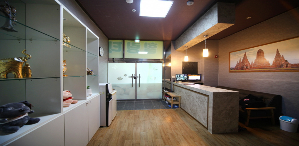 옥길리 인근 타이, 아로마, 커플관리 서비스가 제공되는 힐링타임의 전체 시설