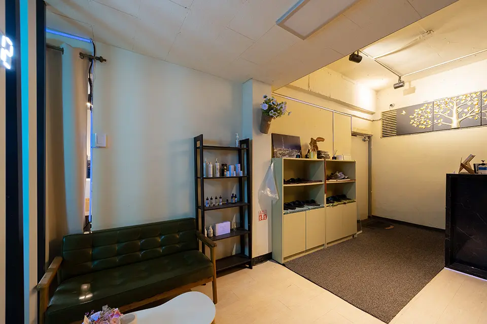 스웨디시 서비스가 제공되는 삼성동 메이드테라피 매장 내부 사진