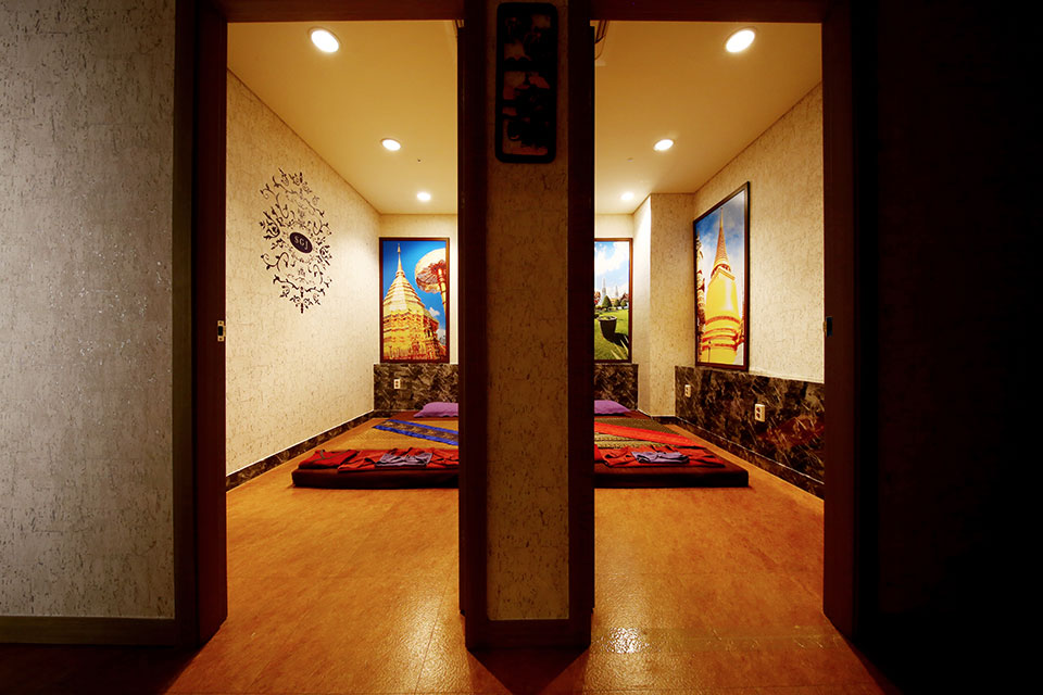 성복역 인근 마사지 잘하는 곳 SGJ타이 청결하게 관리된 내부 시설