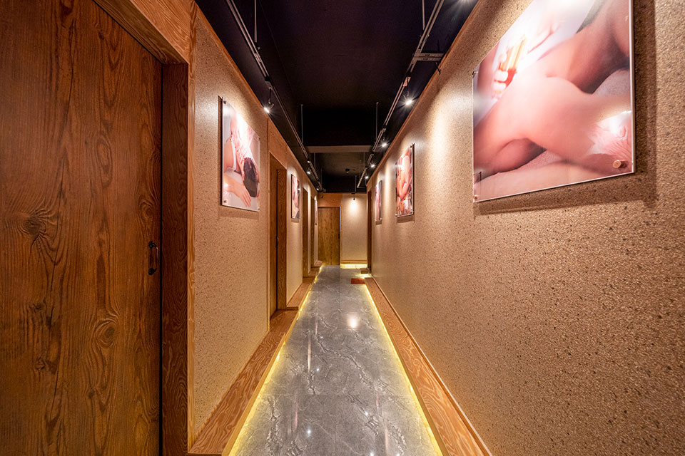 방이동 태국관리사 마사지샵 어게인스웨디시의 쾌적한 관리실 내부 모습