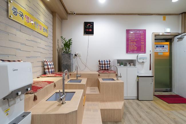 당산역,선유도역,영등포구청역 인근 마사지 잘하는 곳 중국명가 청결하게 관리된 내부 시설