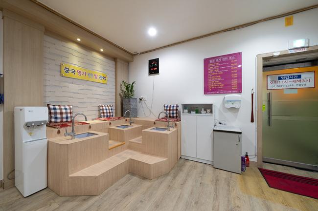 영등포구청역,선유도역,당산역 주변 중국마사지 추천 매장 중국명가의 전체적인 인테리어 모습