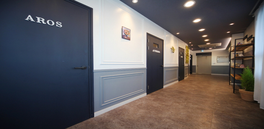 스웨디시 서비스가 제공되는 화양리 더제이스웨디시 매장 내부 사진