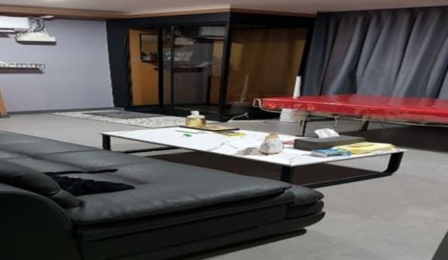 삼산동 한국관리사 마사지샵 미스띠꼬의 쾌적한 관리실 내부 모습