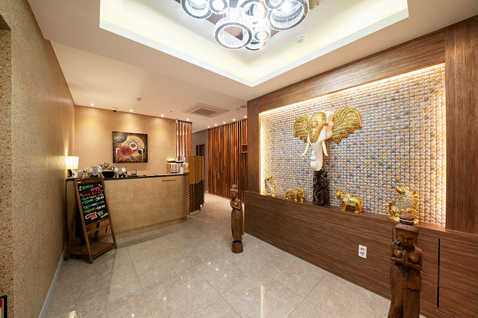 라바나타이 - 좌동 중동역,장산역 인근 태국마사지 전문 마사지 매장 전경