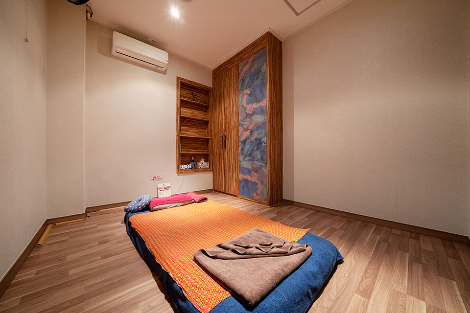 태국마사지 서비스가 제공되는 좌동 라바나타이 매장 내부 사진