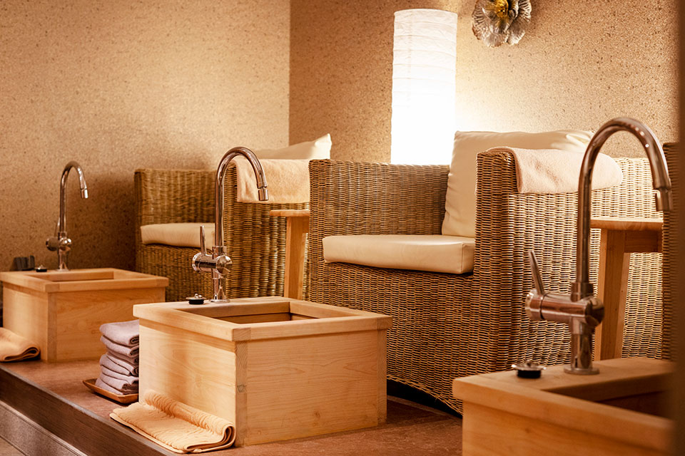 태국마사지 서비스가 제공되는 좌동 라바나타이 매장 내부 사진