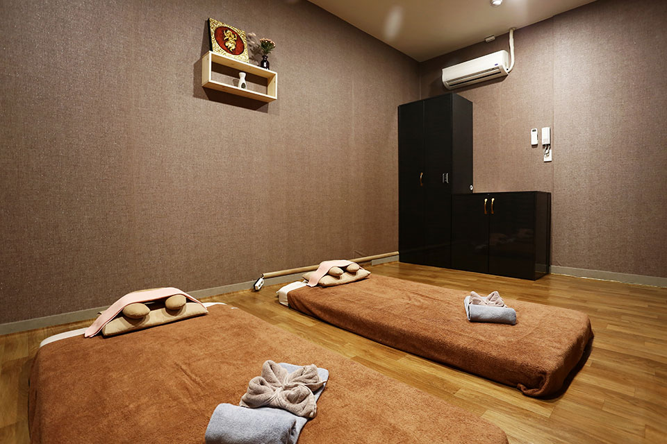 삼산동 태국관리사 마사지샵 창타이의 쾌적한 관리실 내부 모습
