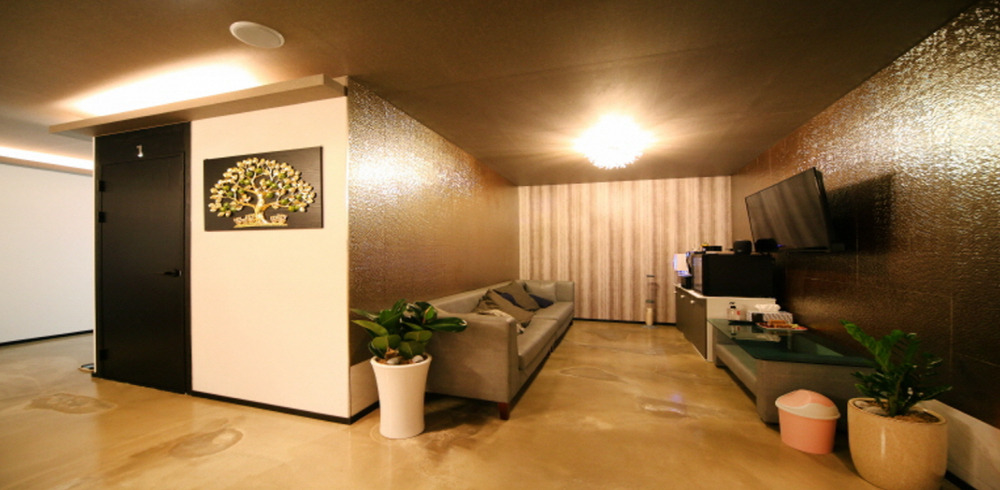 남양산역 주변 태국마사지 추천 매장 문타이의 전체적인 인테리어 모습