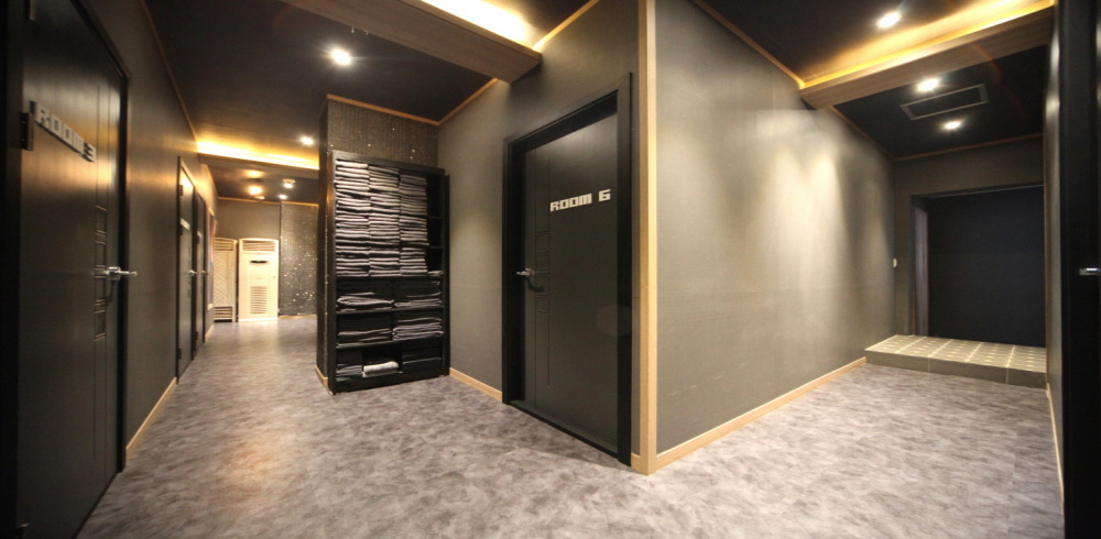 태국마사지 서비스가 제공되는 국동 OK아로마 매장 내부 사진