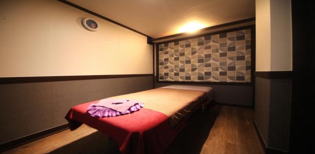 태국마사지 서비스가 제공되는 중계동 힐링마사지 매장 내부 사진