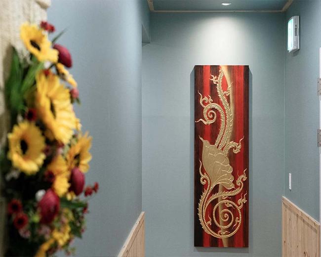 태국마사지 서비스가 제공되는 능동 힐링타이 매장 내부 사진