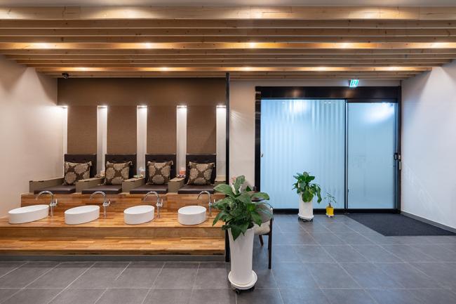 동탄역 인근 중국관리사 마사지 전문 힐링풋앤바디의 아늑한 내부 시설 안내