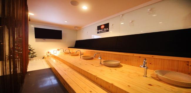태국마사지 서비스가 제공되는 둔산동 밍스파 매장 내부 사진