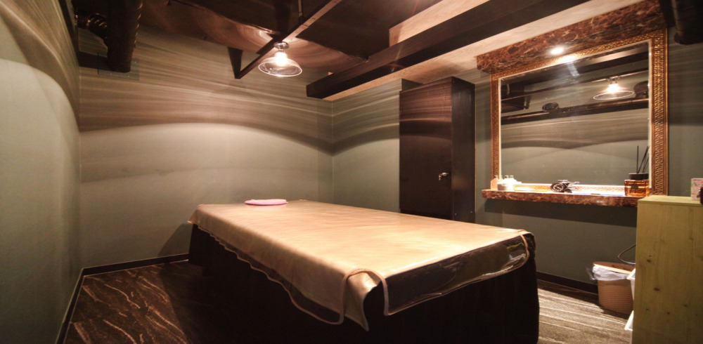 인계동 한국관리사 마사지샵 후테라피의 쾌적한 관리실 내부 모습