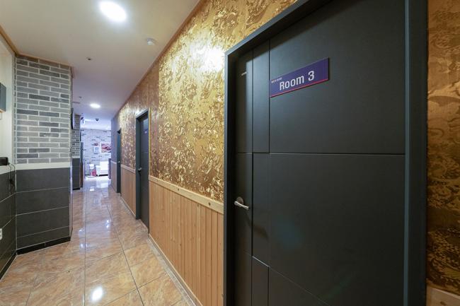 태국마사지 서비스가 제공되는 상인동 롯데아로마 매장 내부 사진