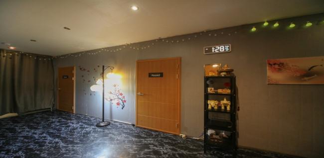 죽도동 태국마사지 전문 킹아로마의 깔끔하고 정돈된 내부 전경