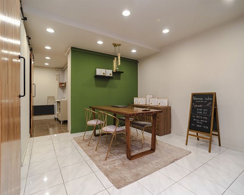 누브살롱 - 삼성동 청담역,강남구청역,삼성중앙역,선정릉역,삼성역,선릉역 인근 왁싱관리 전문 마사지 매장 전경