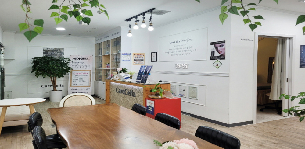 동천역,오리역 인근 마사지 잘하는 곳 케어셀라분당오리점 청결하게 관리된 내부 시설