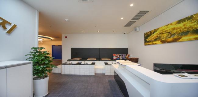 불당동 중국마사지 전문 휴안마사지의 깔끔하고 정돈된 내부 전경