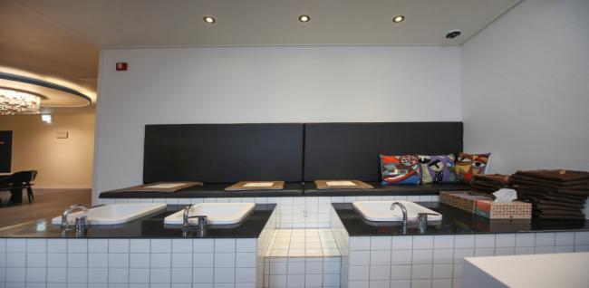 중국마사지 서비스가 제공되는 불당동 휴안마사지 매장 내부 사진