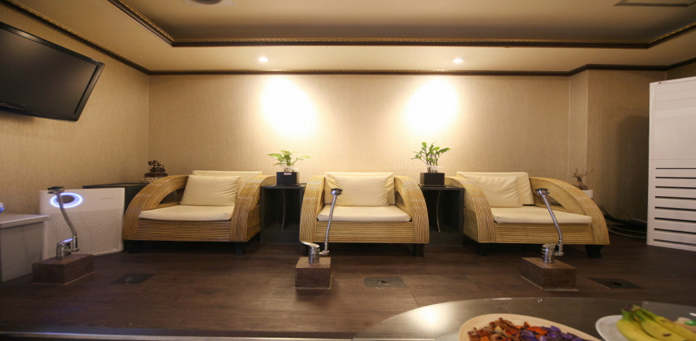 태국마사지 서비스가 제공되는 장항동 vip타이 매장 내부 사진