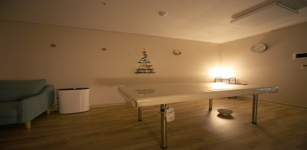 광교중앙역에 위치한 아로마, 스웨디시, 1인샵 서비스 가능 지우스웨디시 시설