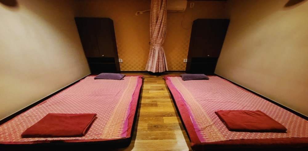 주안동 태국관리사 마사지샵 끄라비의 쾌적한 관리실 내부 모습