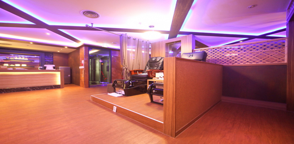 김량장동 태국관리사 마사지샵 찐마사지의 쾌적한 관리실 내부 모습