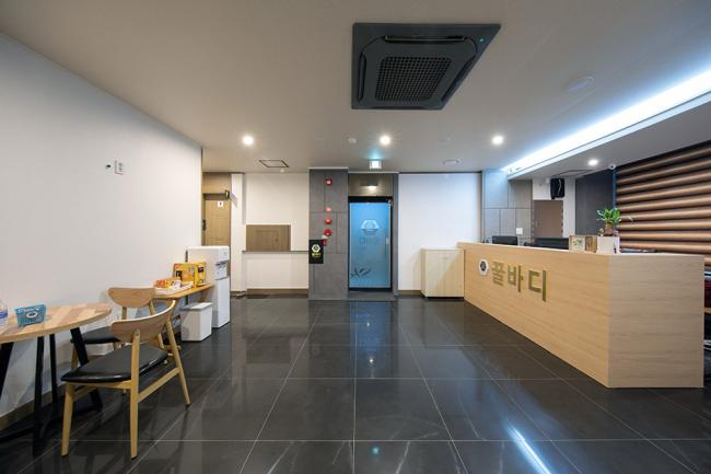 반월당역,건들바위역,경대병원역,대봉교역 주변 꿀바디 매장 주요 시설 및 인테리어 사진