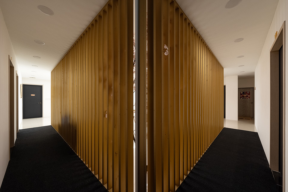 용담동 태국관리사 마사지샵 비비타이밸런스의 쾌적한 관리실 내부 모습